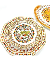 Jessie Zhao New York Tropical Love Bone China Plates, Set Of Three