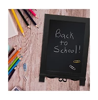 Hanging Or Tabletop Chalkboard With Legs/Wedding Table Sign/Kitchen Countertop Memo Board