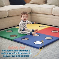 ECR4Kids SoftZone 123 Look at Me Activity Mat, Contemporary