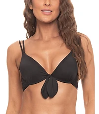 Guria Beachwear Women's Tie Knot Underwire Bikini Top