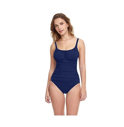 Profile by Gottex Women's Tutti Frutti shirred bust one piece swimsuit