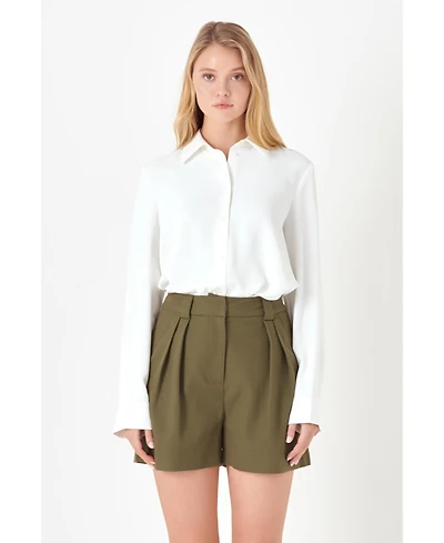 Women's Lightweight Collared Dress Shirt