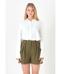 Women's Lightweight Collared Dress Shirt