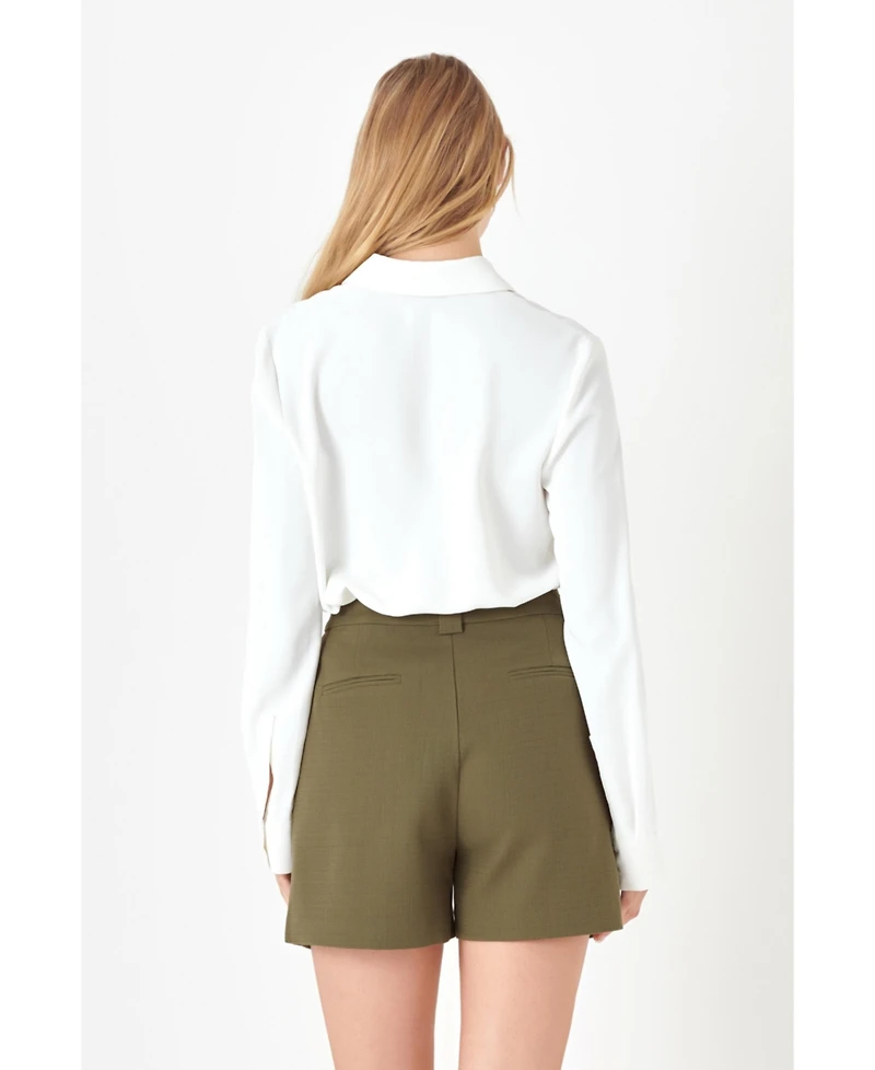 Women's Lightweight Collared Dress Shirt