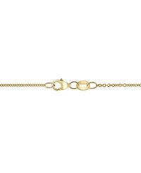 Effy Lab Grown Emerald (6-1/5 ct. t.w.) & Lab Grown Diamond (1 ct. t.w.) 18" Pendant Necklace in 14k Gold
