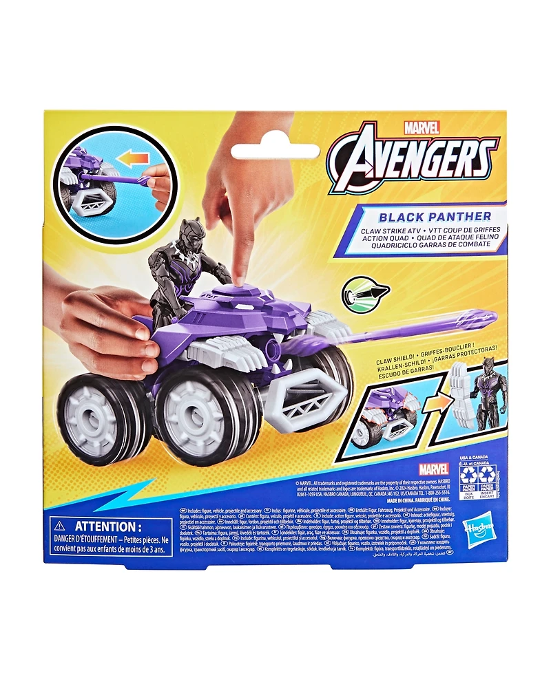 Marvel Avengers Black Panther Claw Strike Atv with Figurine