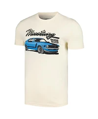Men's American Needle Cream Distressed Mustang Brass Tacks T-shirt