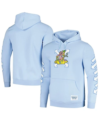 Men's and Women's Freeze Max Light Blue Looney Tunes Arrow Wile E. Coyote Pullover Hoodie