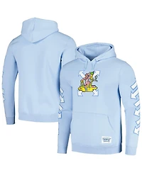 Men's and Women's Freeze Max Light Blue Looney Tunes Arrow Wile E. Coyote Pullover Hoodie