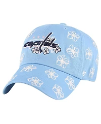 Women's '47 Brand Light Blue Washington Capitals Confetti Clean Up Adjustable Hat