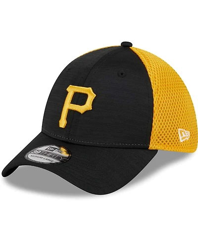 Men's New Era Black Pittsburgh Pirates Neo 39THIRTY Flex Hat