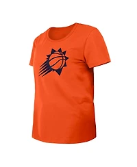 Women's New Era Orange Phoenix Suns 2023/24 City Edition T-shirt