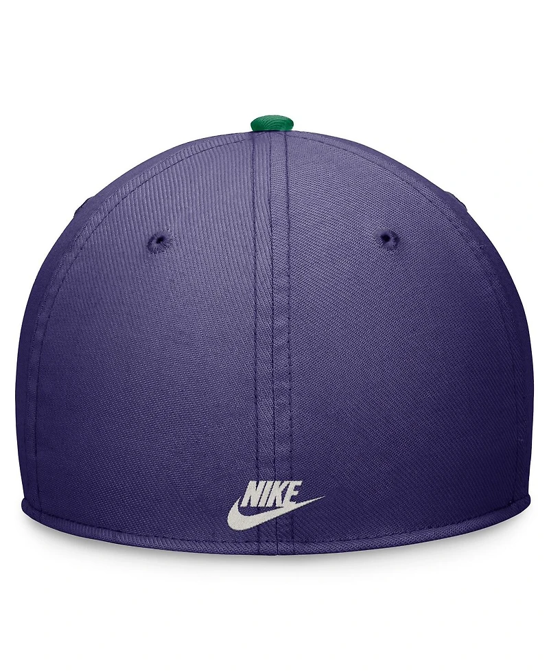 Men's Nike Purple, Green Tampa Bay Rays Cooperstown Collection Rewind Swooshflex Performance Hat
