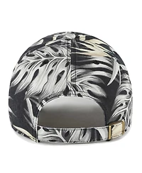 Men's '47 Brand Black Florida State Seminoles Tropicalia Clean Up Adjustable Hat