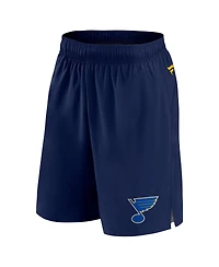Men's Fanatics Navy St. Louis Blues Authentic Pro Tech Shorts