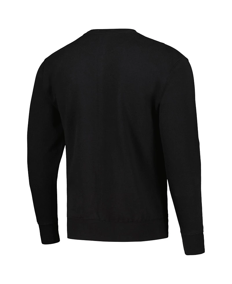 Men's Black Acdc Back Pullover Sweatshirt