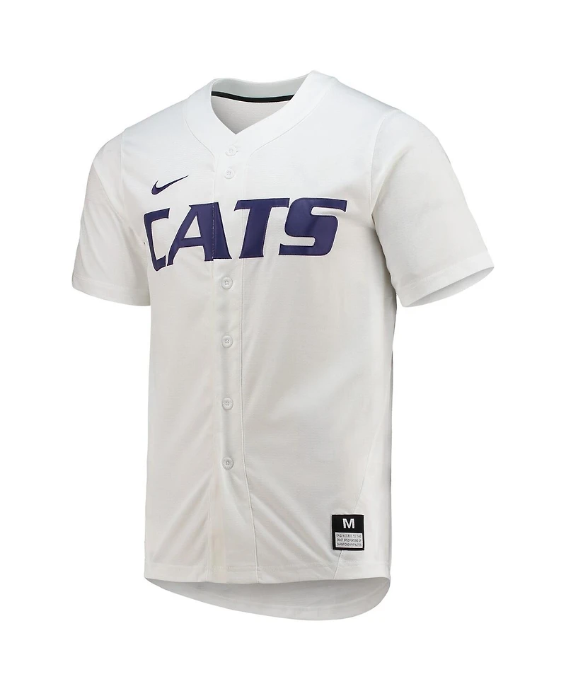 Nike Men's Natural Kansas State Wildcats Replica Baseball Jersey