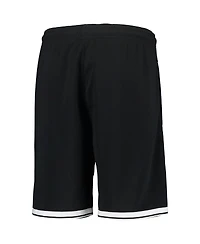Big Boys and Girls Nike Black Brooklyn Nets 2020/21 Swingman Performance Shorts - Icon Edition