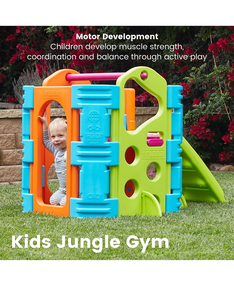 ECR4Kids Activity Park Indoor and Outdoor Playset, Play Structure, Vibrant