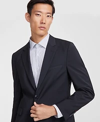 Hugo by Boss Men's Modern-Fit Solid Wool-Blend Suit Jacket