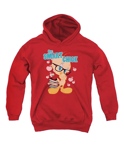 Looney Tunes Youth One Smart Chick Pull Over Hoodie / Hooded Sweatshirt