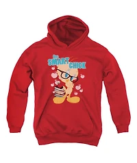 Looney Tunes Youth One Smart Chick Pull Over Hoodie / Hooded Sweatshirt