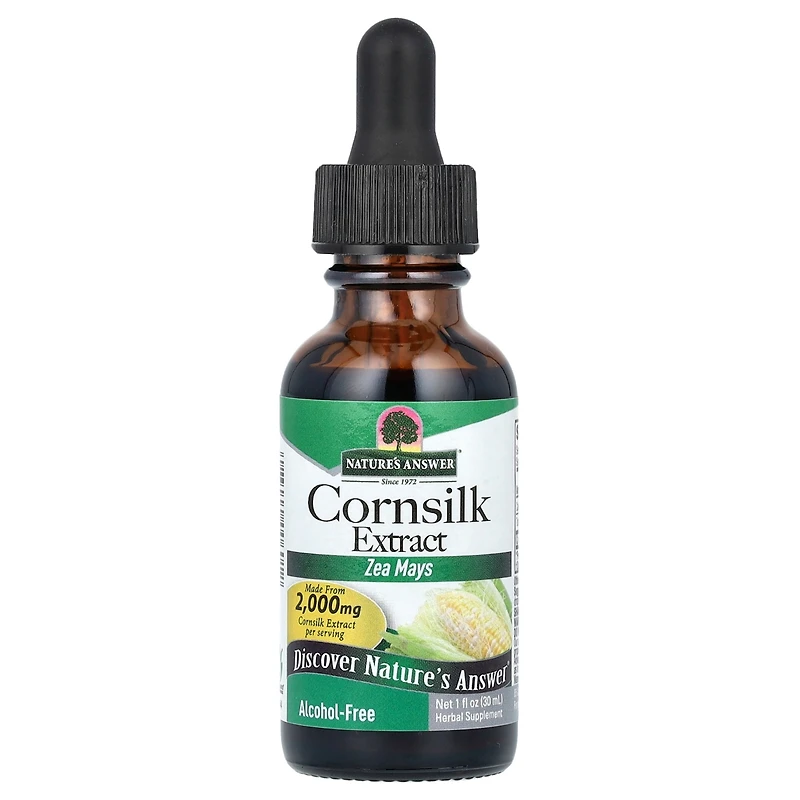 Nature's Answer Cornsilk Extract Alcohol-Free 2 000 mg - 1 fl oz (30 ml)