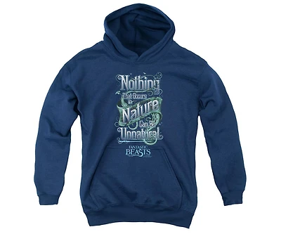 Fantastic Beasts Youth Unnatural Pull Over Hoodie / Hooded Sweatshirt
