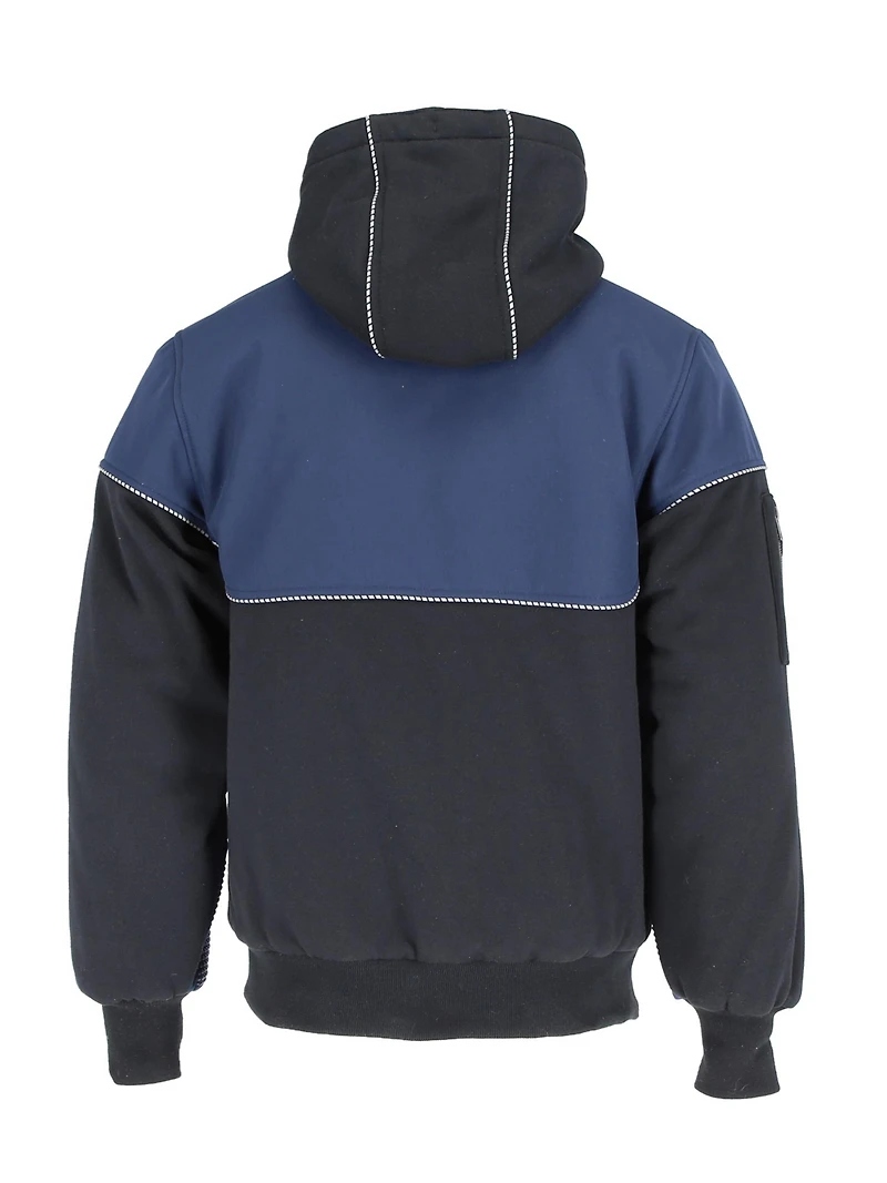RefrigiWear Big & Tall 54 Gold Hybrid Sweatshirt - Insulated Work Hoodie for Cold Weather