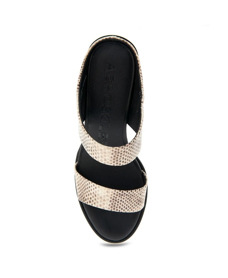 Aerosoles Women's Nika Chunky Heel Sandals