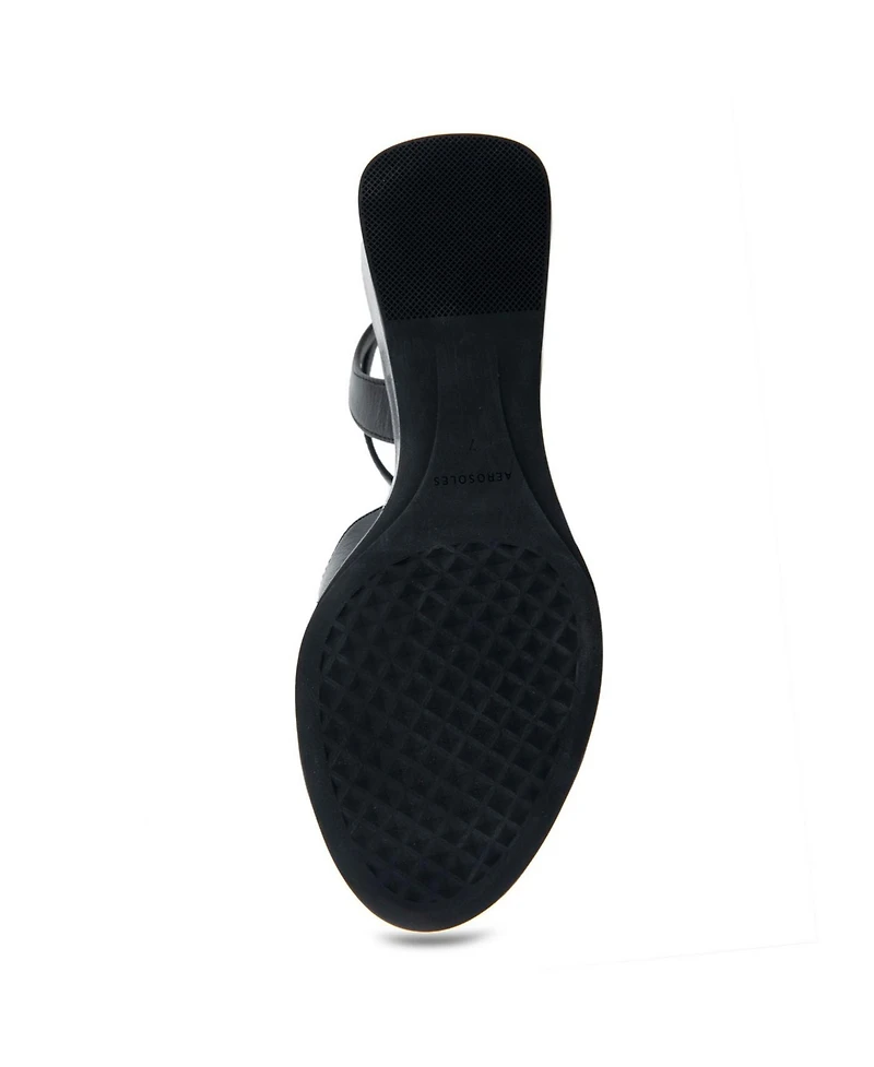 Aerosoles Women's Nixon Buckle Strap Wedge Sandals