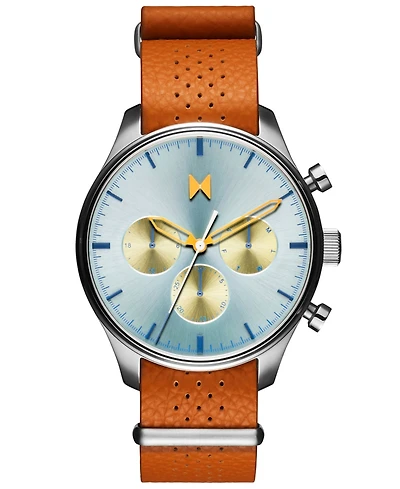 Mvmt Men's Airhawk Multifunction Tan Leather Watch 42mm
