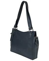 Mancini Pebble Kelsea Leather Shoulder Bag