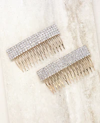 Ettika Dynasty Hair Comb Set in Clear