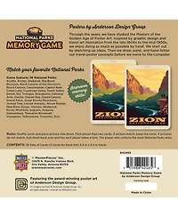 MasterPieces Officially Licensed National Parks Memory Game for Adults