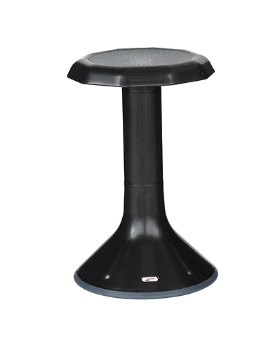 ECR4Kids Ace Active Core Engagement Wobble Stool, 20-Inch Seat Height, Black