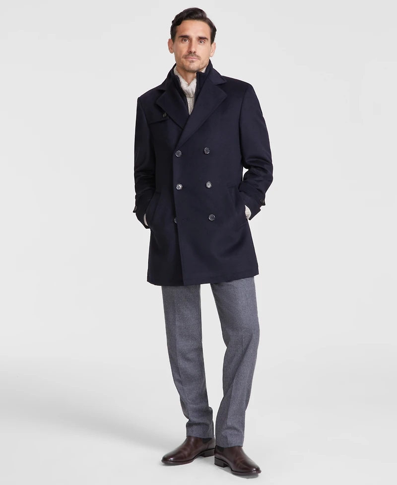 Michael Kors Men's Classic-Fit Wool Blend Solid Overcoat