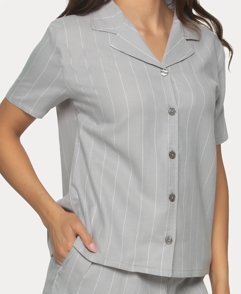 Felina Women's Mirielle 2 Pc. Shorts Pajama Set