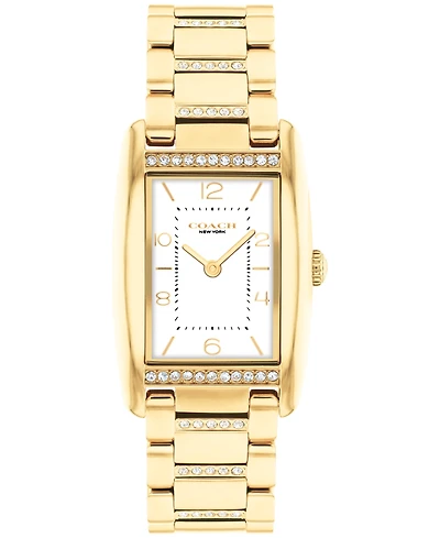 Coach Women's Reese Gold-Tone Stainless Steel Crystal Watch 24mm