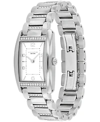 Coach Women's Reese Silver-Tone Stainless Steel Crystal Watch 24mm