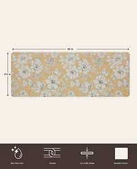 Laura Ashley Iris Wellness Mats, 17.5" X 60"
