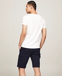 Tommy Hilfiger Men's Embroidered Logo Slim-Fit Crewneck T-Shirt