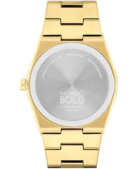 Movado Men's Quest Swiss Quartz Ionic Gold Pvd Steel 40mm Watch