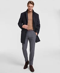 Calvin Klein Men's Prosper Wool-Blend Slim Fit Overcoat