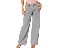 Women's Bow pocket relaxed jeans