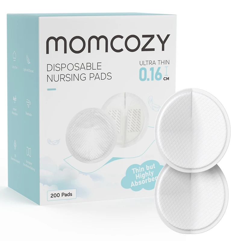Momcozy Ultra-Thin Disposable Nursing Pads 200 Count
