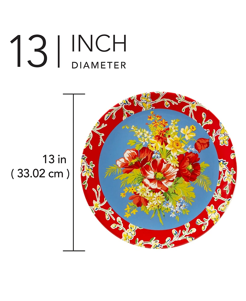 Certified International Blossom Round Platter