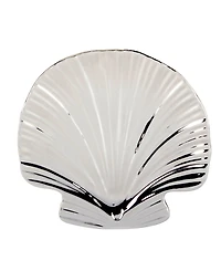 Certified International Silver Coast Set of 4 3-d Shell Candy Plate