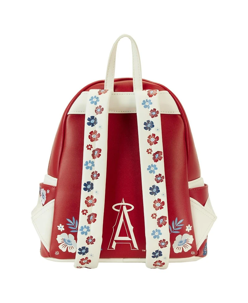 Men's and Women's Loungefly Los Angeles Angels Floral Mini Backpack