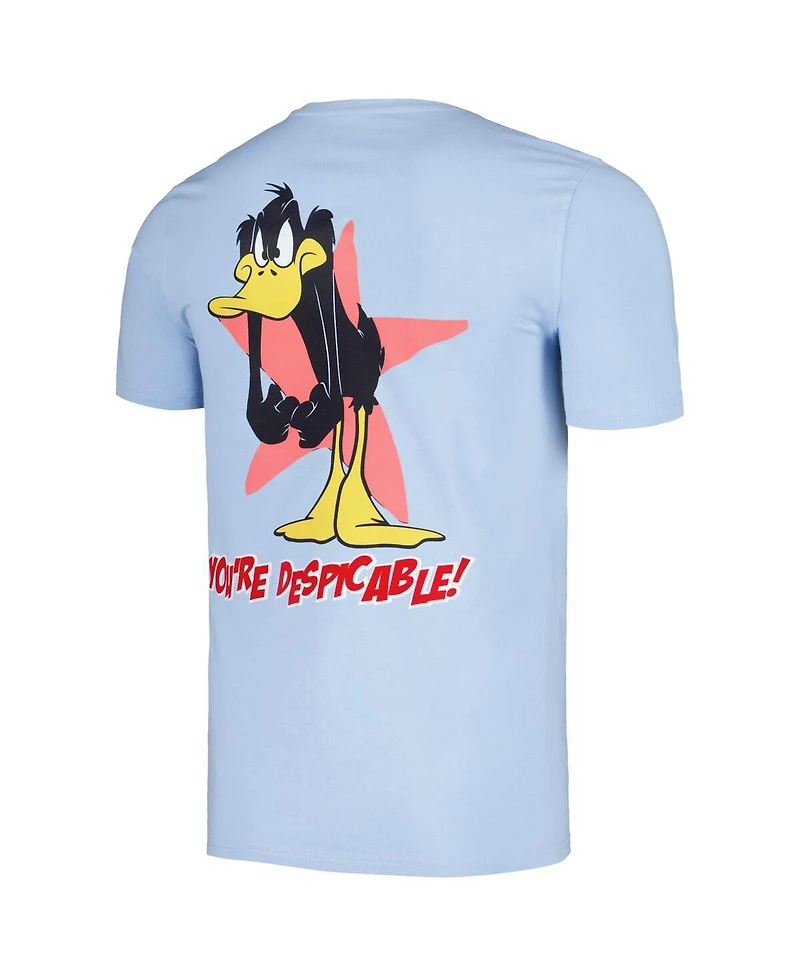 Men's and Women's Freeze Max Daffy Duck Light Blue Looney Tunes You're Despicable T-shirt